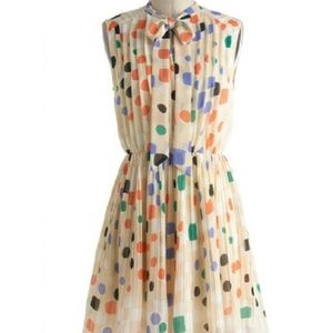 Multi Colored Polka Dot Dress